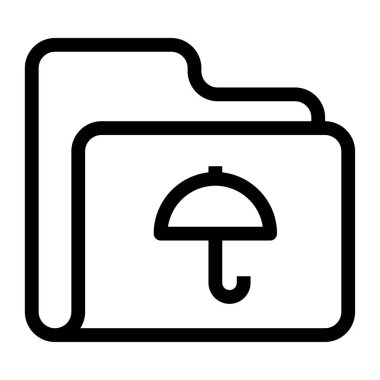 veri depolama vektör çizgisi simgesi