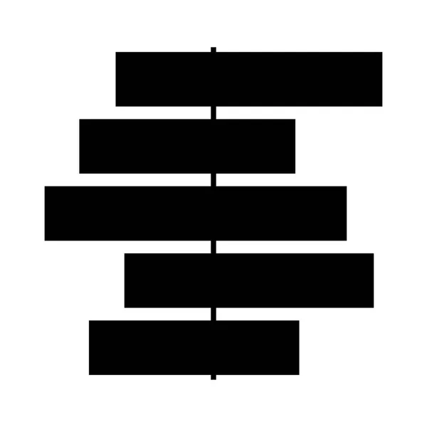 Diagramm Glyphen Vektorsymbol — Stockvektor