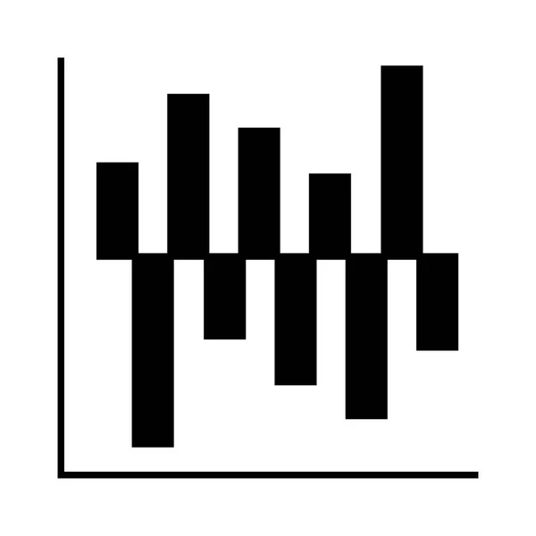 Gráfico Glifos Vector Icono — Archivo Imágenes Vectoriales