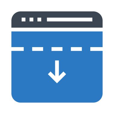 Web sayfası download Glifler çift renk