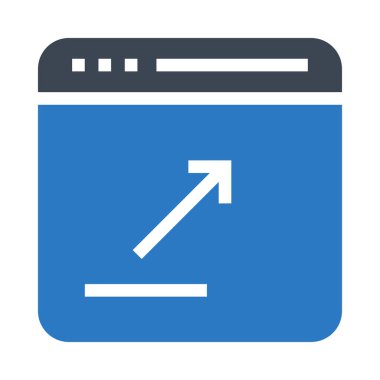 Web sayfası Glifler çift renk