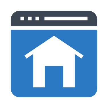 Web sayfası ev Glifler çift renk