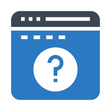 Web sayfası yardım Glifler çift renk