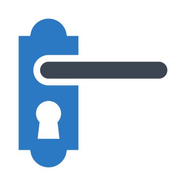 Kapı kilit Glifler çift renk