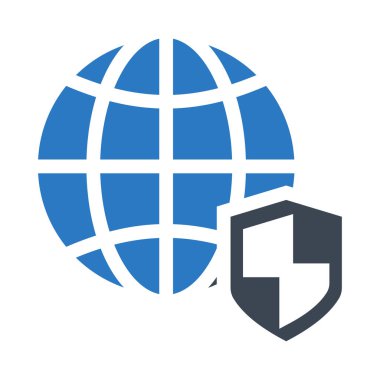 küresel koruma Glifler çift renk