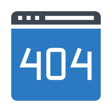 Web sayfası hata glifleri çift renk