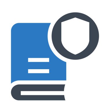 kitap Glifler çift renk simgesini