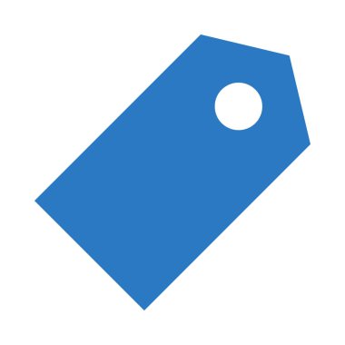 etiket çift renk Glifler simgesi