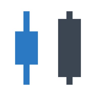 hizalama çift renk Glifler simgesi