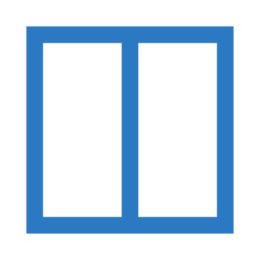 hizalama çift renk Glifler simgesi