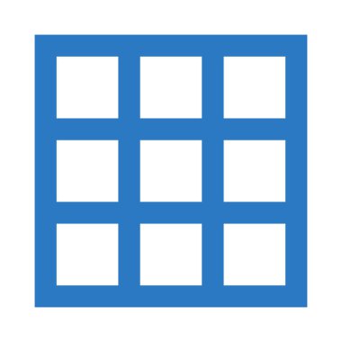 hizalama çift renk Glifler simgesi