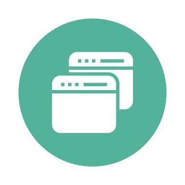 Web sayfası renk Glifler simgesi