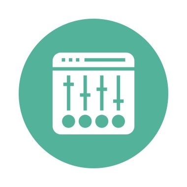 Web sayfası denetimi renk Glifler simgesi