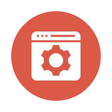 Web sayfası ayarını renk Glifler simgesi