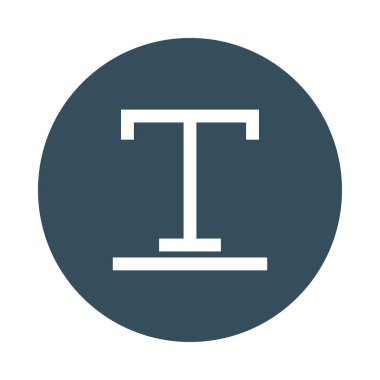 alt çizgi karakterlerinin renk düz simgesi