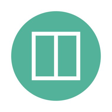 Tasarım Glifler renk düz simgesi