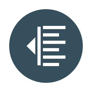 hizalama Glifler renk düz simgesi