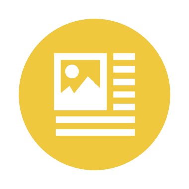 Belge Glifler renk düz simgesi