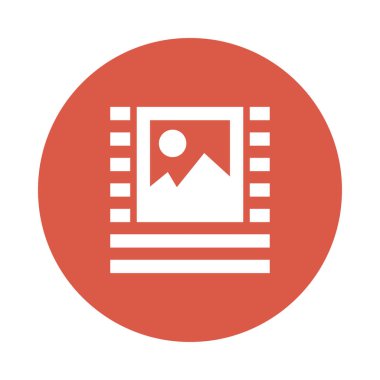 Resim Hizala Glifler renk düz simgesi