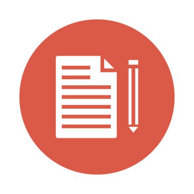 bloglama Glifler renk düz simgesi