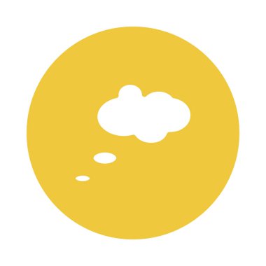 düşünme Glifler renk düz simgesi