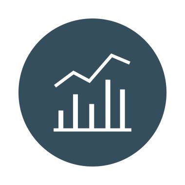 Grafik glifler renk düz simgesi