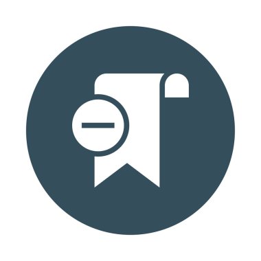 Glifler renk düz simgesini Kaldır