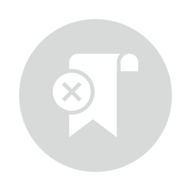 Glifler renk düz simgesini Kaldır