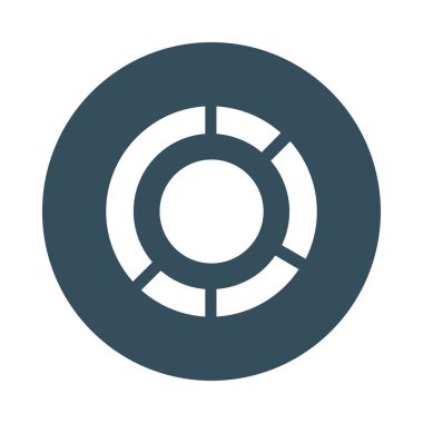 Grafik glifler renk düz simgesi