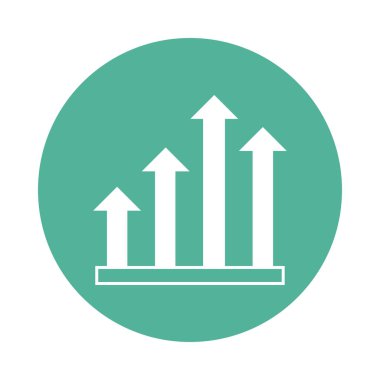 Grafik glifler renk düz simgesi