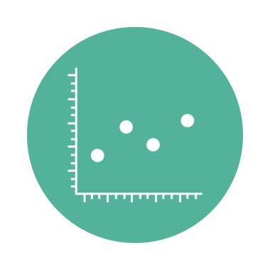 Grafik glifler renk düz simgesi