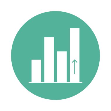 Grafik glifler renk düz simgesi