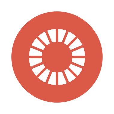 Grafik glifler renk düz simgesi