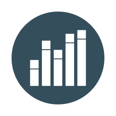 Grafik glifler renk düz simgesi