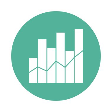 Grafik glifler renk düz simgesi