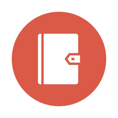 kitap Glifler renk düz simgesi