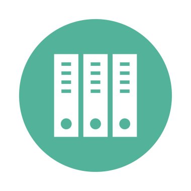 dosyalar Glifler renk düz simgesi