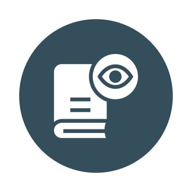 Görünüm Glifler renk düz simgesi