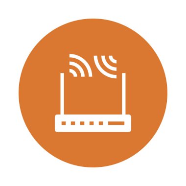 yönlendirici Glifler renk düz simgesi