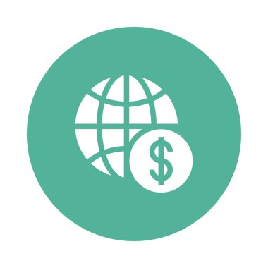 nakit Glifler renk düz simgesi