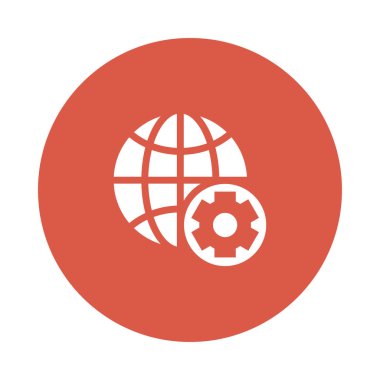 ayar Glifler renk düz simgesi