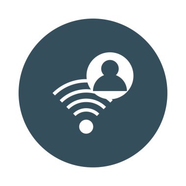 Avatar Glifler renk düz simgesi