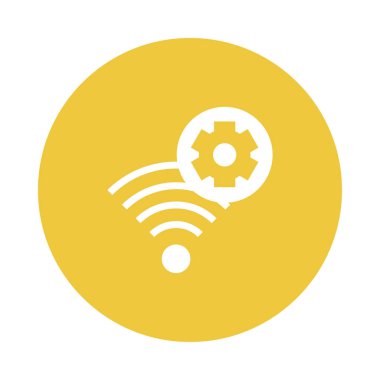 ayar Glifler renk düz simgesi