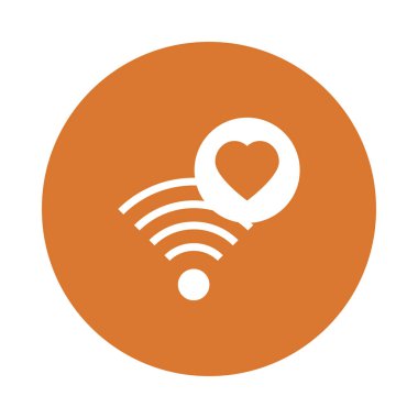 RSS Glifler renk düz simgesi