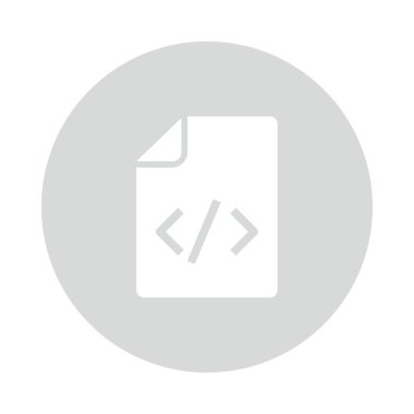 Glifler renk düz simgesi kodlama