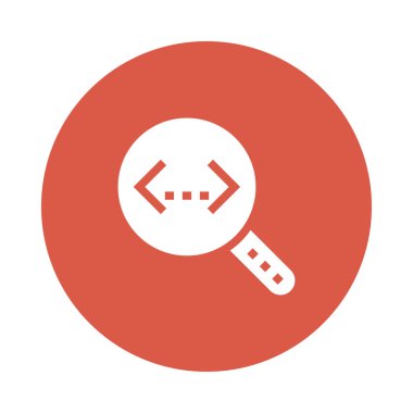 ara karakterleri renk düz simgesi