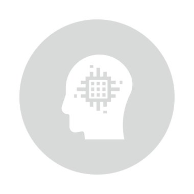 çip Glifler renk düz simgesi