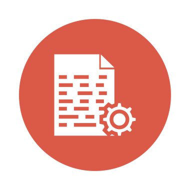 ayar Glifler renk düz simgesi