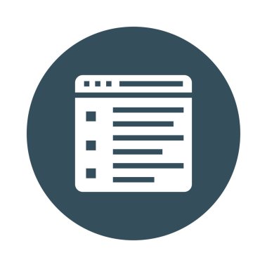 programlama Glifler renk düz simgesi