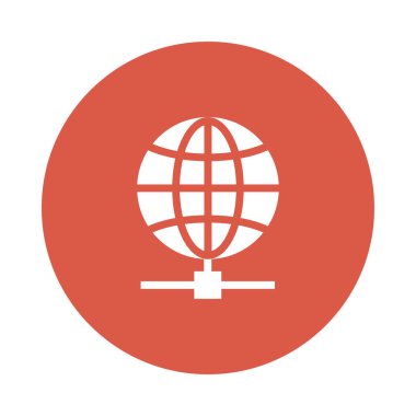 sunucu Glifler renk düz simge